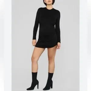 Fashion Nova | Dresses | Fashion Nova Womans Black Beverly Hills Snatched Tunic  Dress | Poshmark